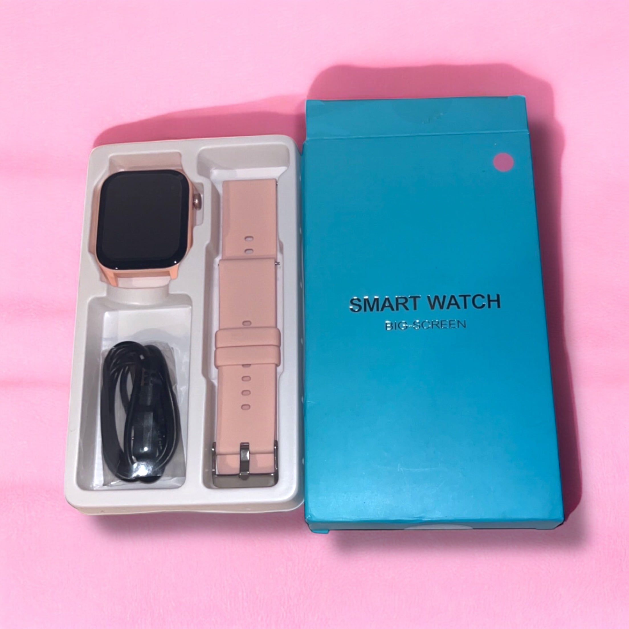 Pink Smart Watch