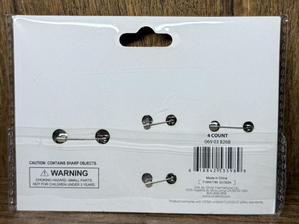 NEW Ink & Barrel Pin Set 4-Count Pinback Collectible Set Sealed